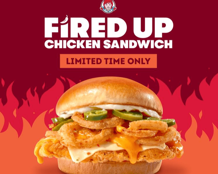 Wendy's Fired Up Chicken Sandwich