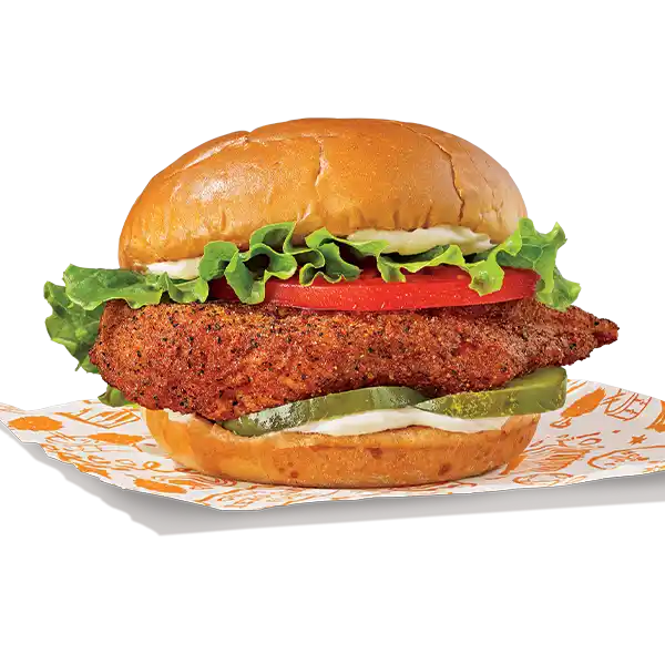Popeyes New Blackened Deluxe Chicken Sandwich