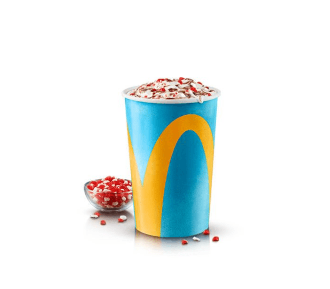 McDonald's New Candy Cane Fudge McFlurry
