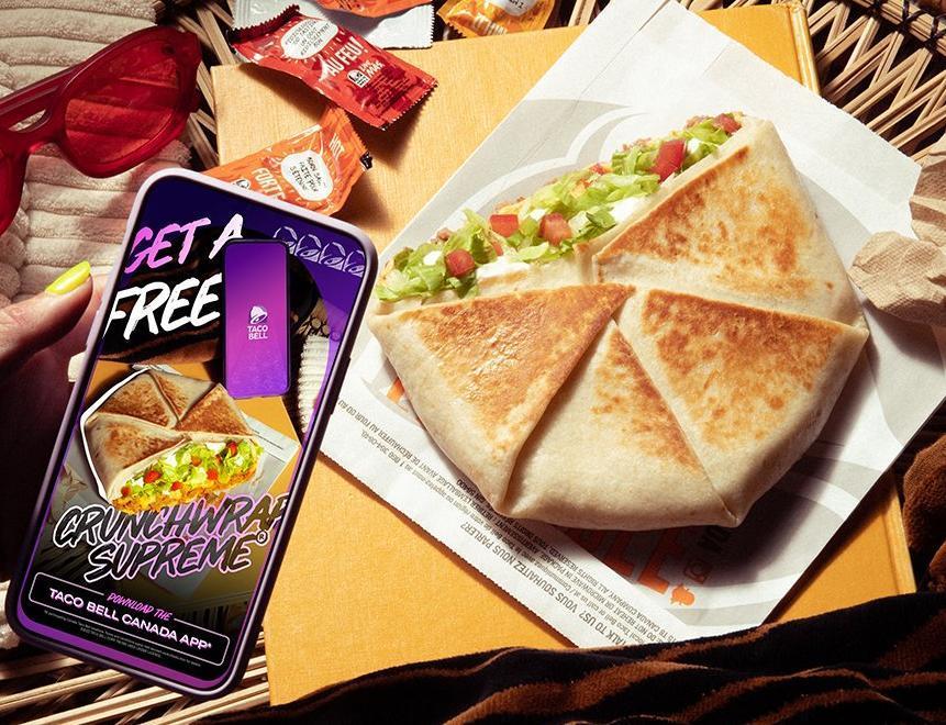 Taco Bell Canada Free Crunchwrap Supreme With App Download