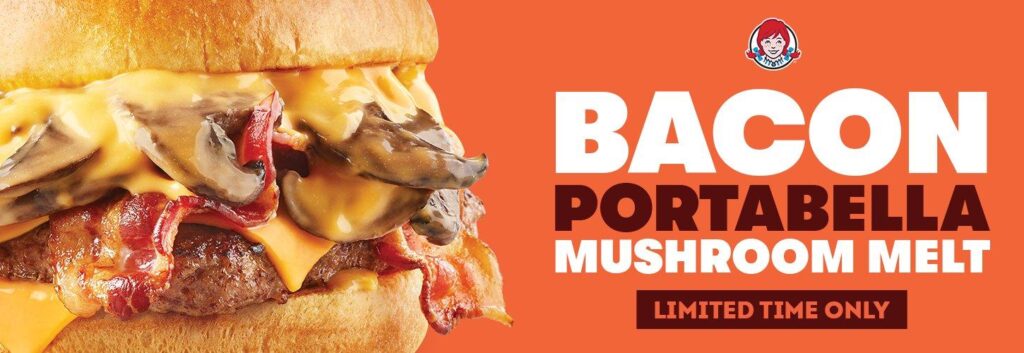 Wendy's Canada Bacon Portabella Mushroom Melt Returns January 1, 2024