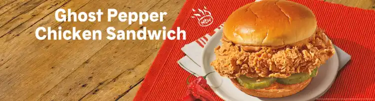 Popeyes Canada New Ghost Pepper Chicken Sandwich 2023