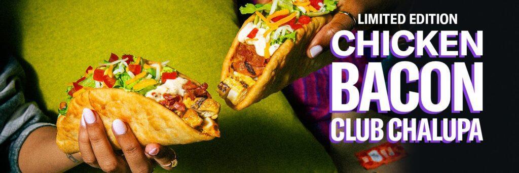 Taco Bell Canada New Chicken Bacon Club Chalupa 2023