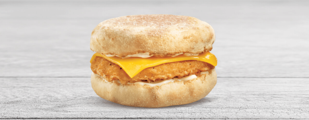 A&W Canada New Chicken and Cheddar Breakfast Sandwich 2023