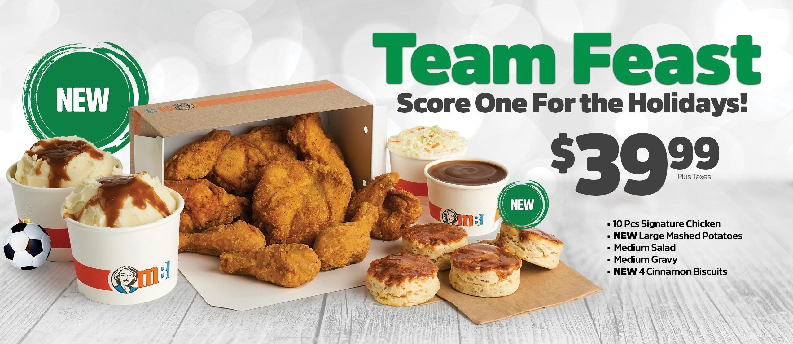 Mary Brown's New Team Feast Canada 2023