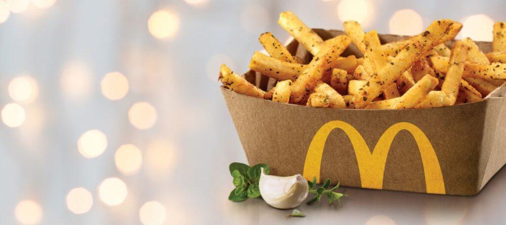 McDonald's Canada Herb & Garlic Seasoned Fries 2023