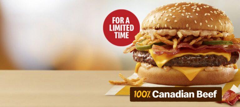 Mcdonalds Canadas Maple Bbq Quarter Pounder Returns For 2023 Canada Eats 0872