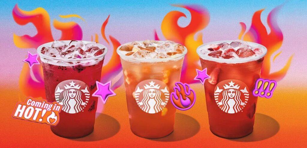 Starbucks Canada Spicy Lemonade Refreshers and Spicy Cream Cold Foam