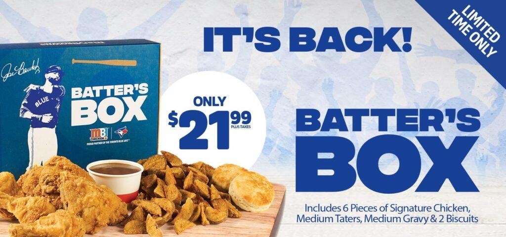 Mary Brown's Batter's Box Meal Is Back For 2024 - Canada Eats!