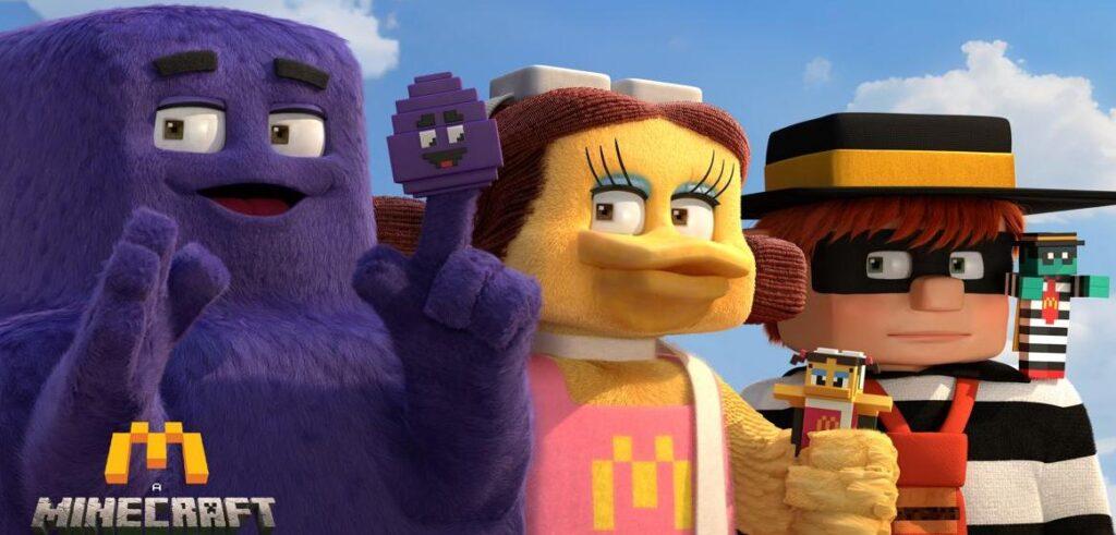 McDonalds Minecraft Movie Meal Canada