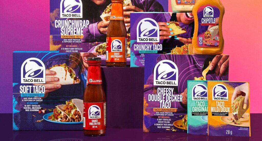 Taco Bell At Home Kits, Sauces, Seasoning Mix
