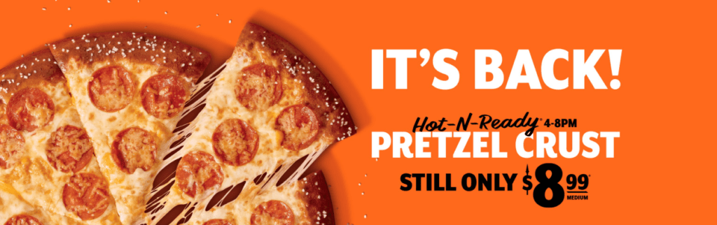 Little Caesars Pretzel Crust 2025