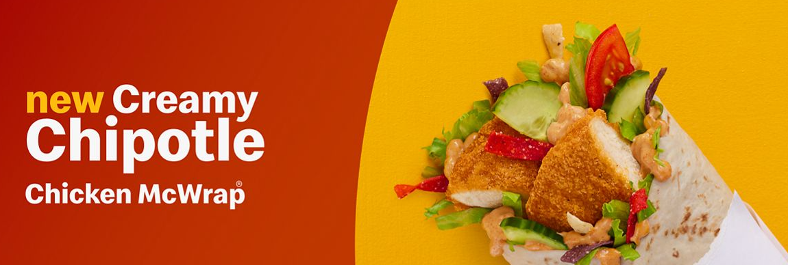 Creamy Chipotle Chicken McWrap