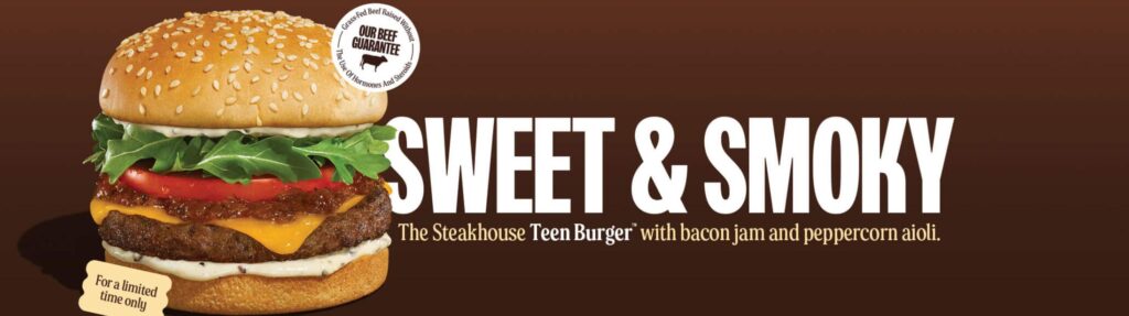 A&W Canada Releases New Steakhouse Teen Burger 2 A&W Steakhouse Teen Burger