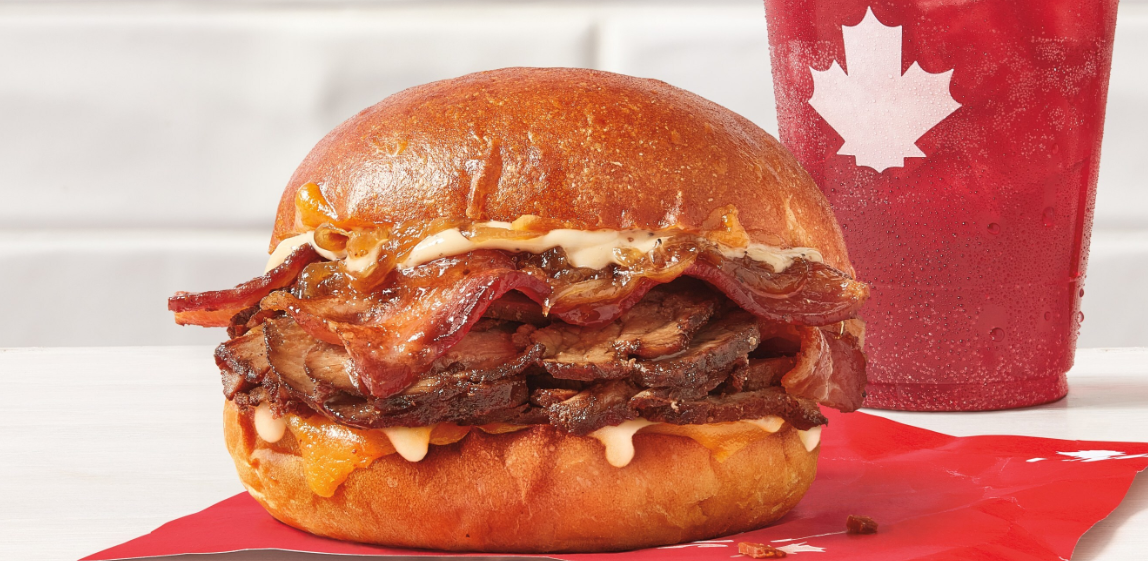 Tim Hortons Releases New Fudge Brownie Latte 2 Tim Hortons Supreme Stack