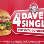 Wendy's Canada 4 Dollar Dave's Single