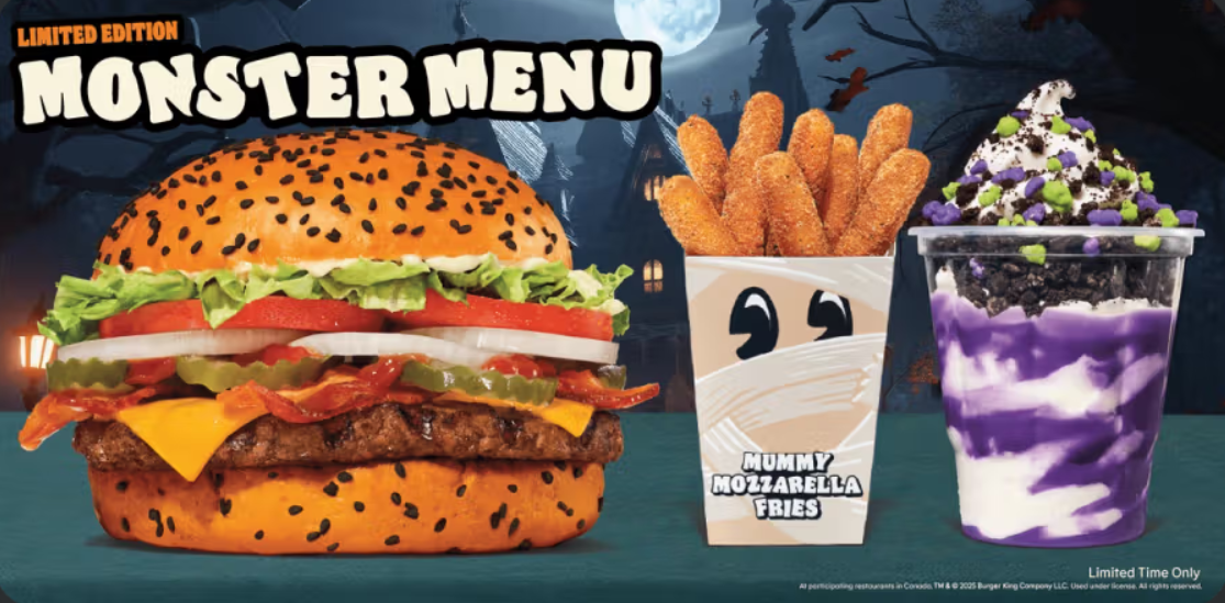 Burger King Monster Menu Canada 2025