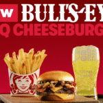 Wendys Bulls Eye BBQ Cheeseburger
