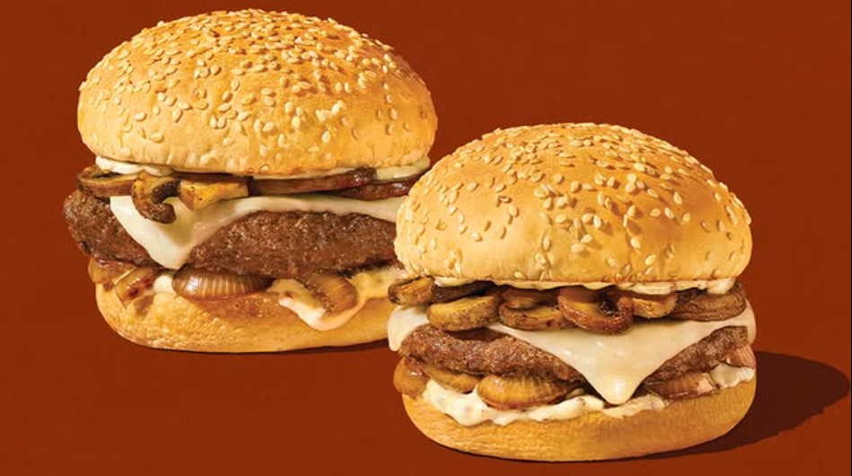 A&W's Spicy Dill Pickle Burger Returns For 2024 2 A&W Canada Mushroom Mozzarella Burger 2025
