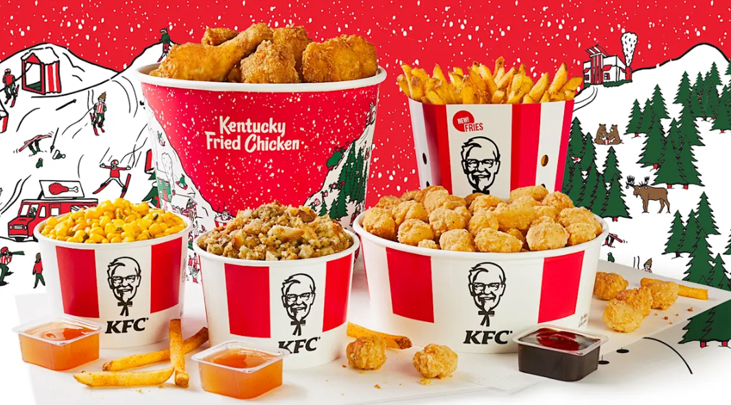 KFC Canada Launches Hot Honey Chicken Sandwich With Mike's Hot Honey 2 KFC Canada Festive Favourites 2025