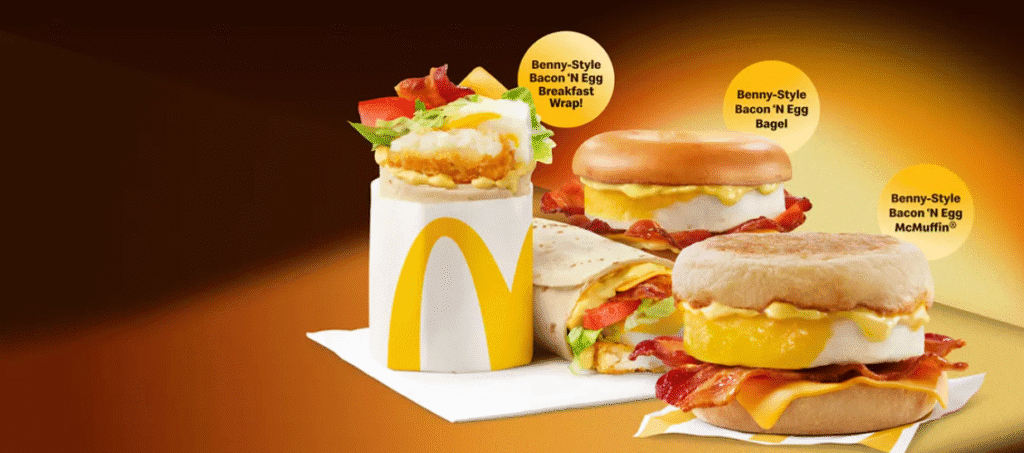 McDonalds Benny Style Breakfast