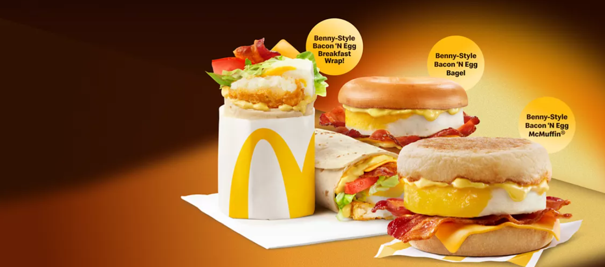McDonalds Benny Style Breakfast