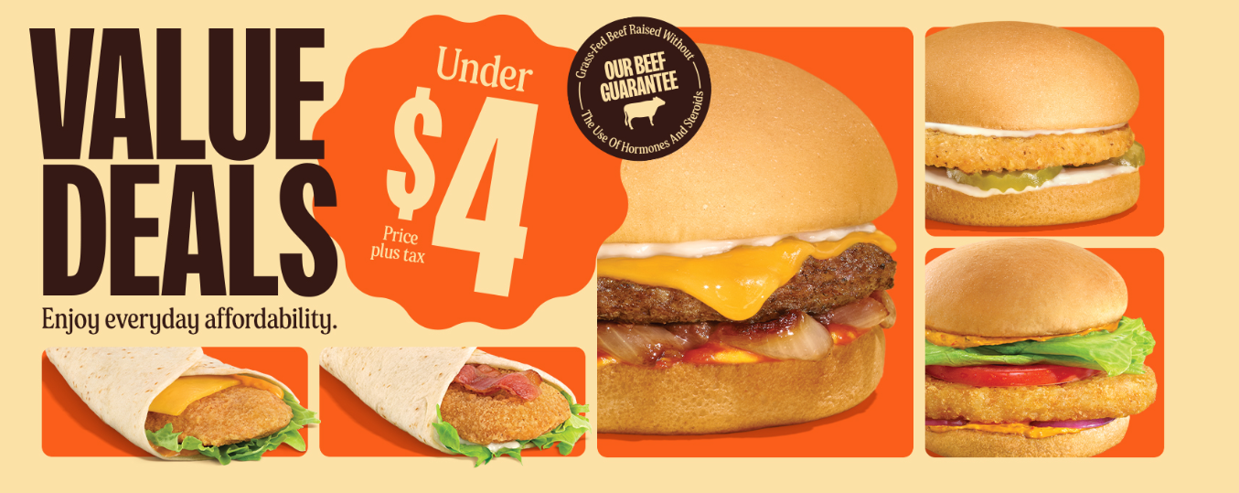 A&W Canada Value Deals Menu